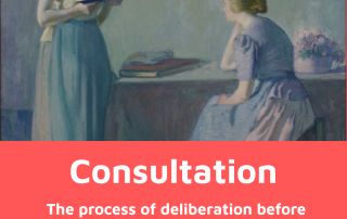 Two women in consultation